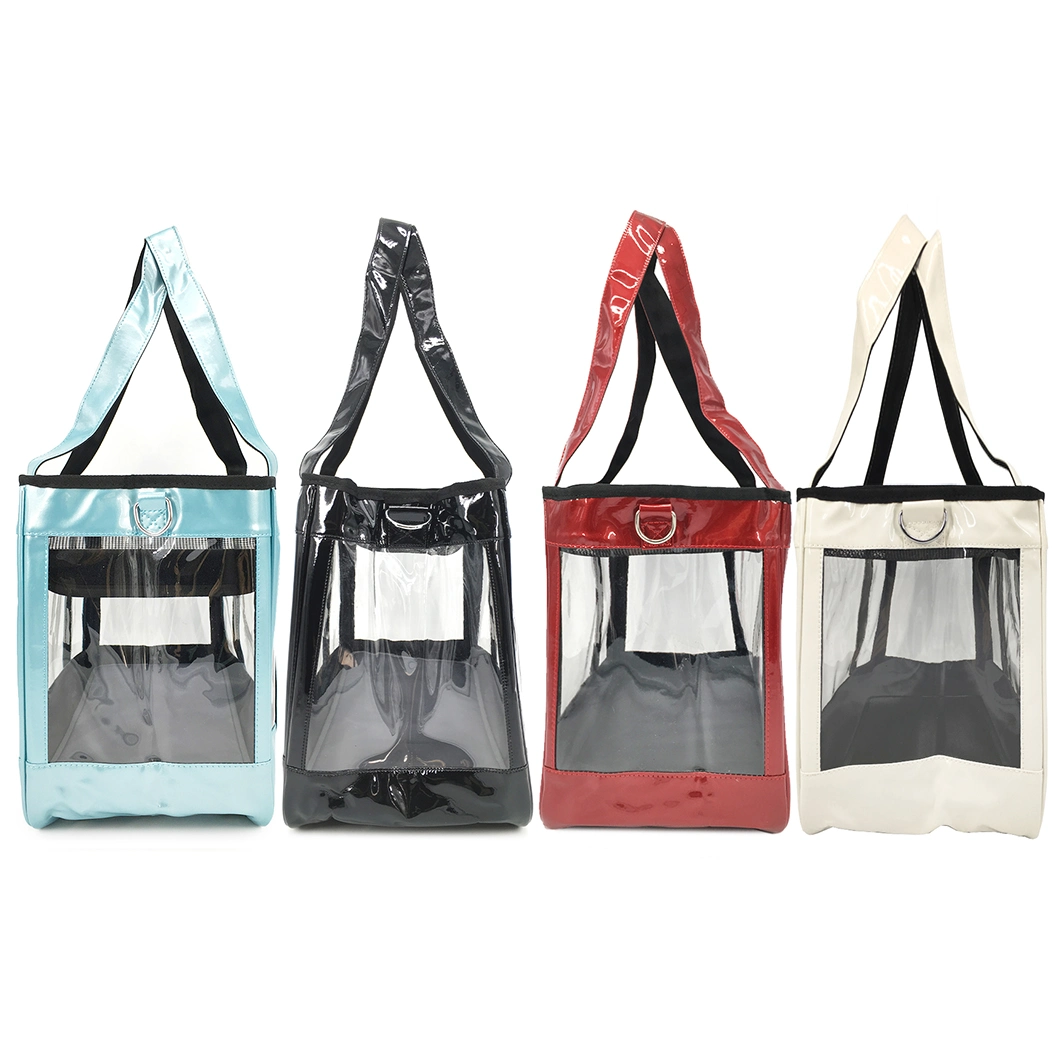 Customized PVC Transparent Outdoor Carrier Fashion Dog Cat Pet Products