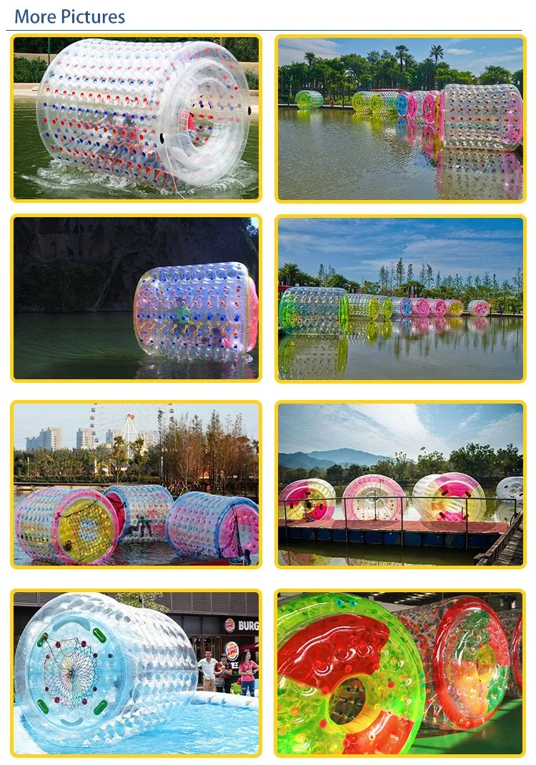 Factory Customized Deign Colorful Inflatable Aqua Roller for Sale