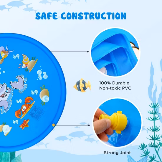 PVC インフレータブル ストロベリー ウォーター スプラッシュ マット