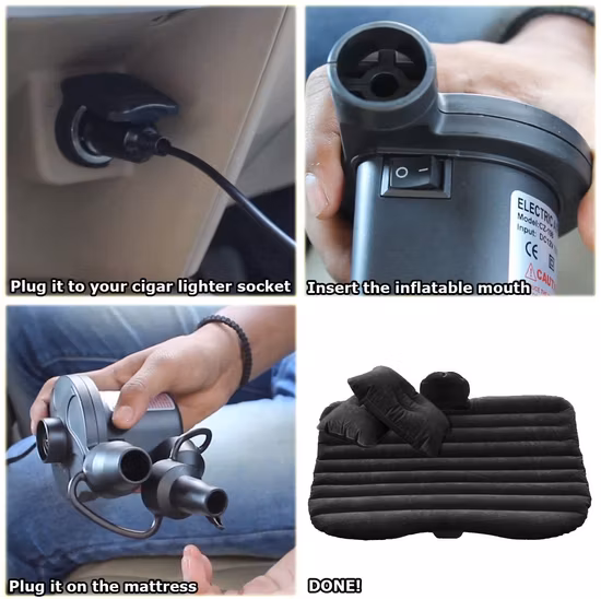 キャンプ休暇に最適な快適なインフレータブルベッド